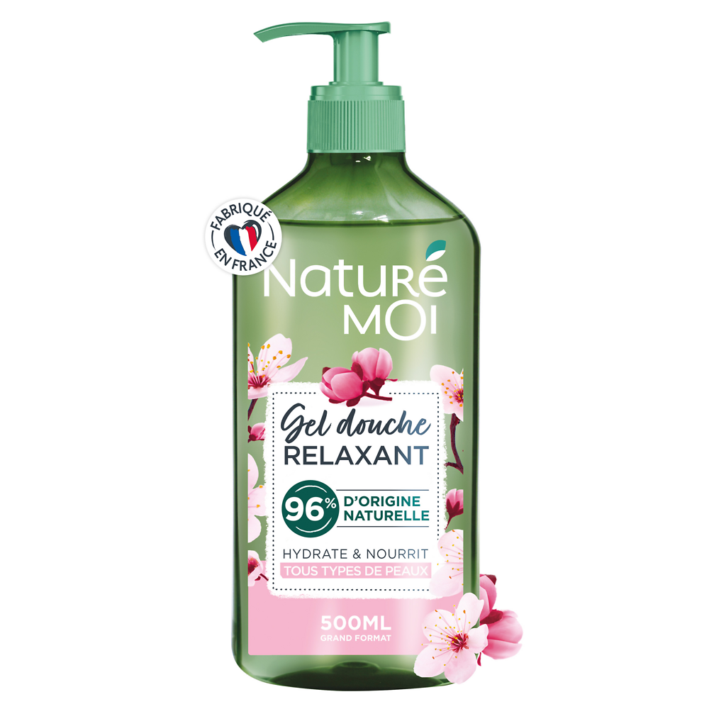 Gel douche relaxant fleur de cerisier NATURE MOI 500ml