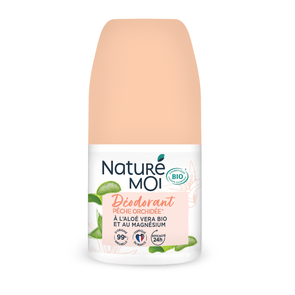 Déodorant peche orchidee bio NATURE MOI 50ml