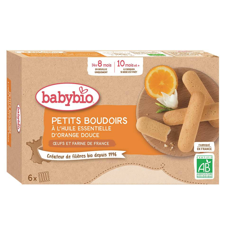 Boudoirs BABYBIO, dès 10 mois, 120g