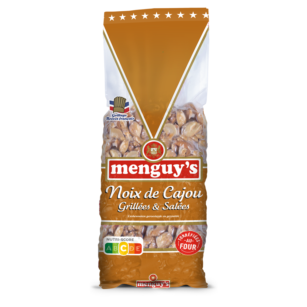 Noix de cajou grillées salées MENGUY'S, 300g