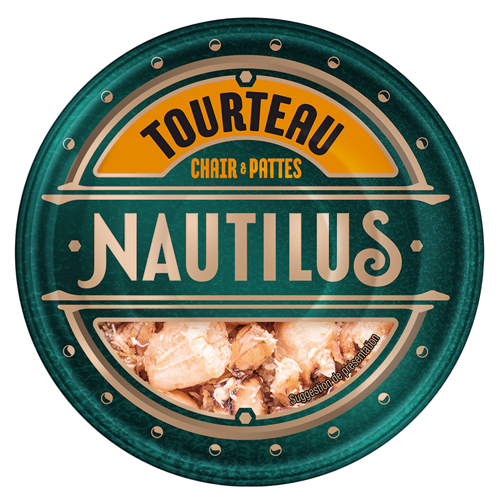 Chair et pattes de crabe tourteau NAUTILUS, boîte de 105g