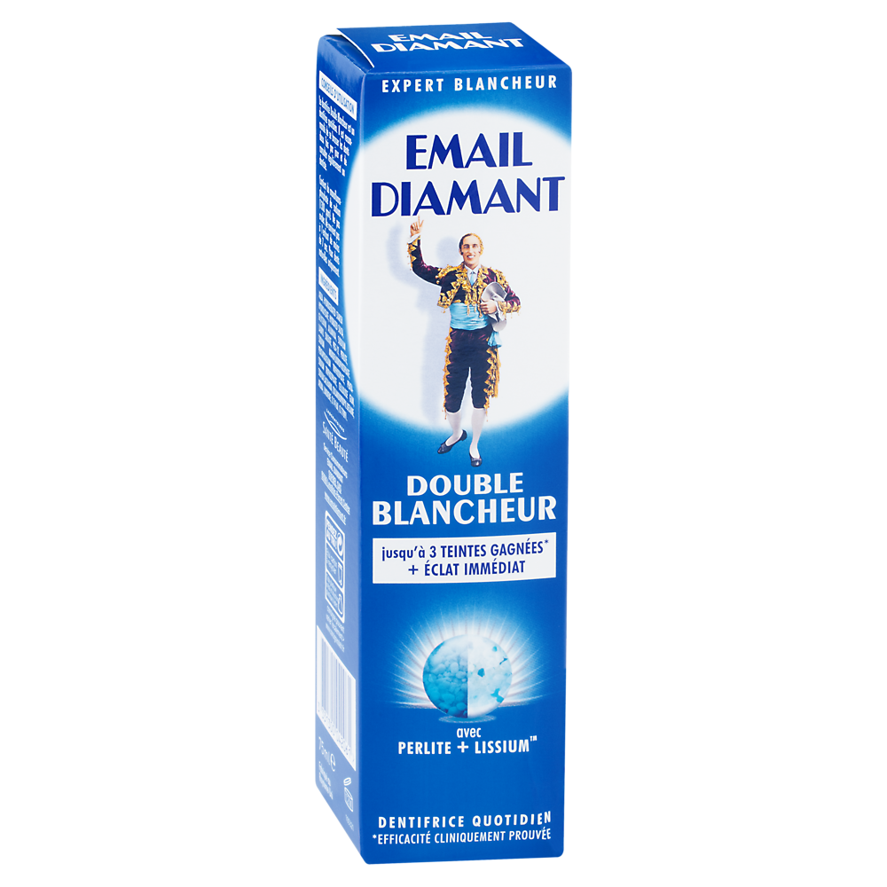 Dentifrice Double Blancheur EMAIL DIAMANT, tube de 75ml