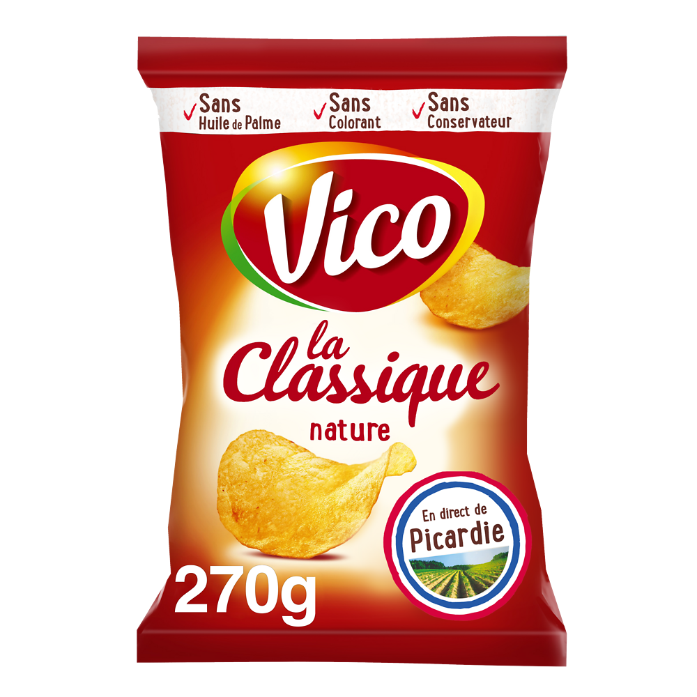 Chips la classique nature VICO, 270g