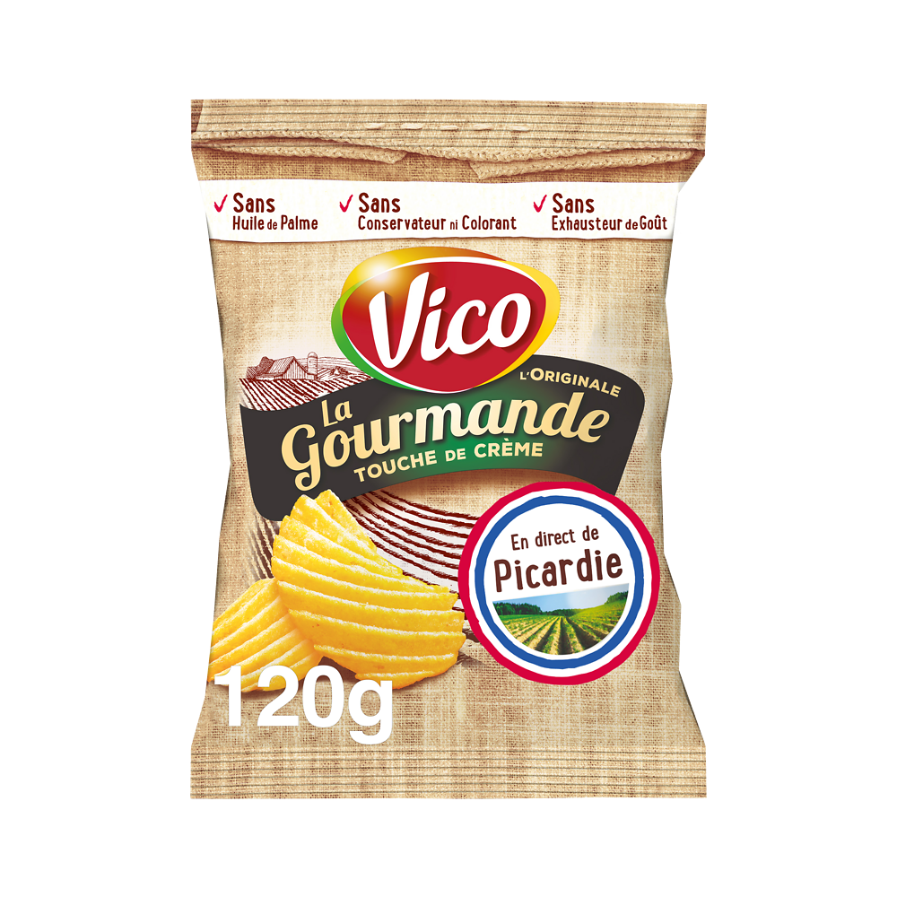 Chips la gourmande VICO, 120g