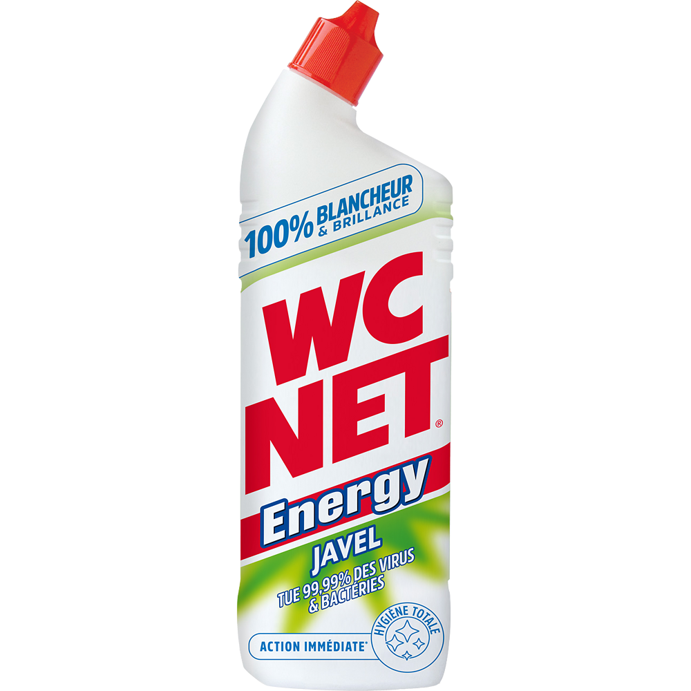 Gel javel action immédiate energy WC Net flacon 750ml