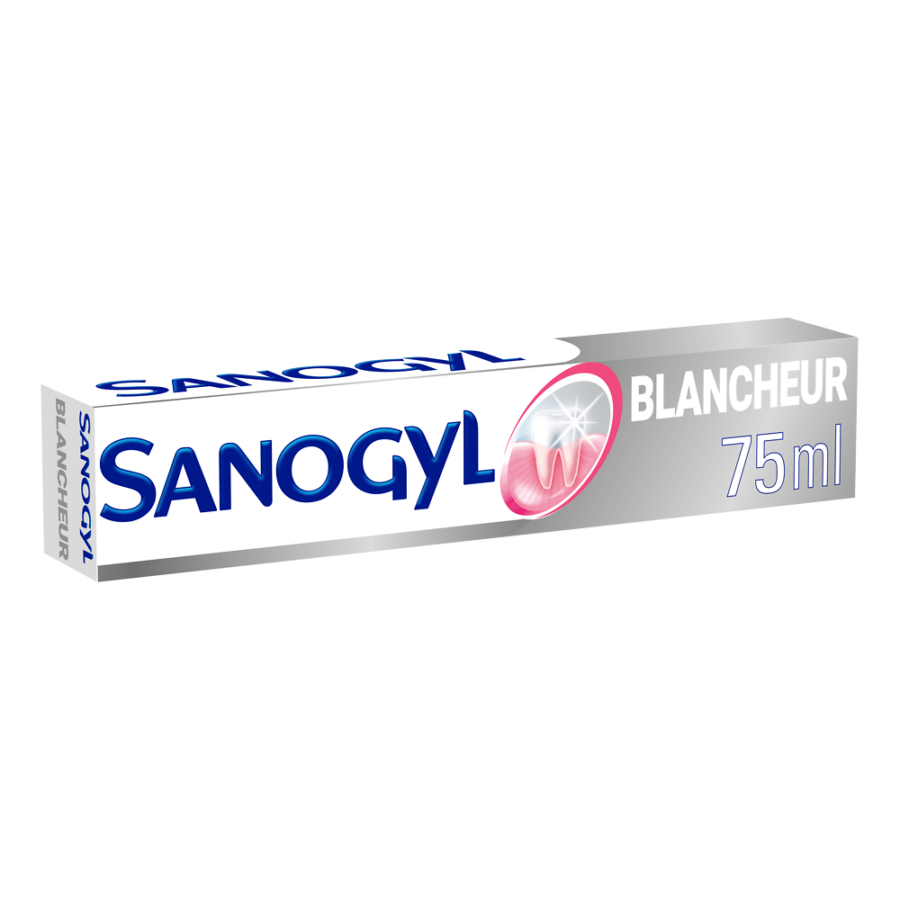 Dentifrice système blancheur et soin SANOGYL, 75ml