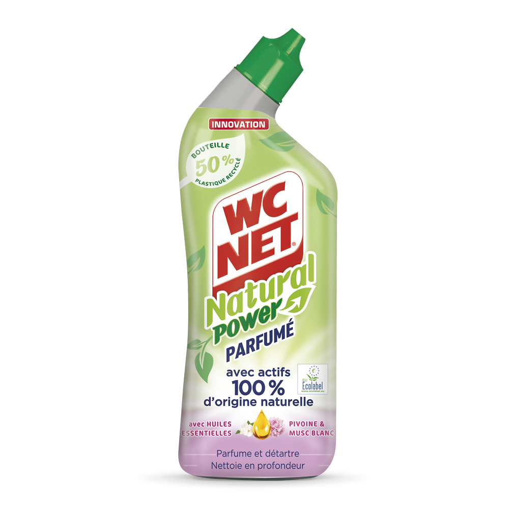 Gel WC nettoyant et détartrant parfumé Natural power WC NET - 700ml