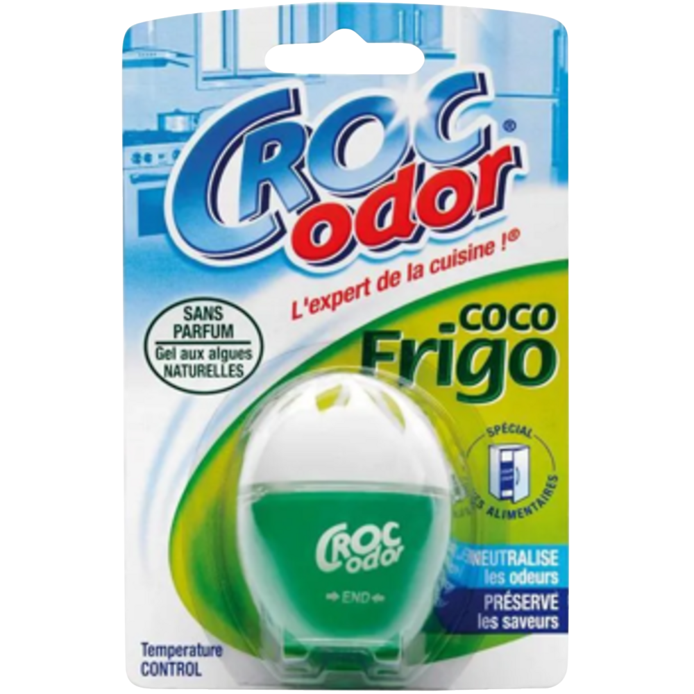 Absorbeur d'odeurs Coco Frigo CROC'ODOR