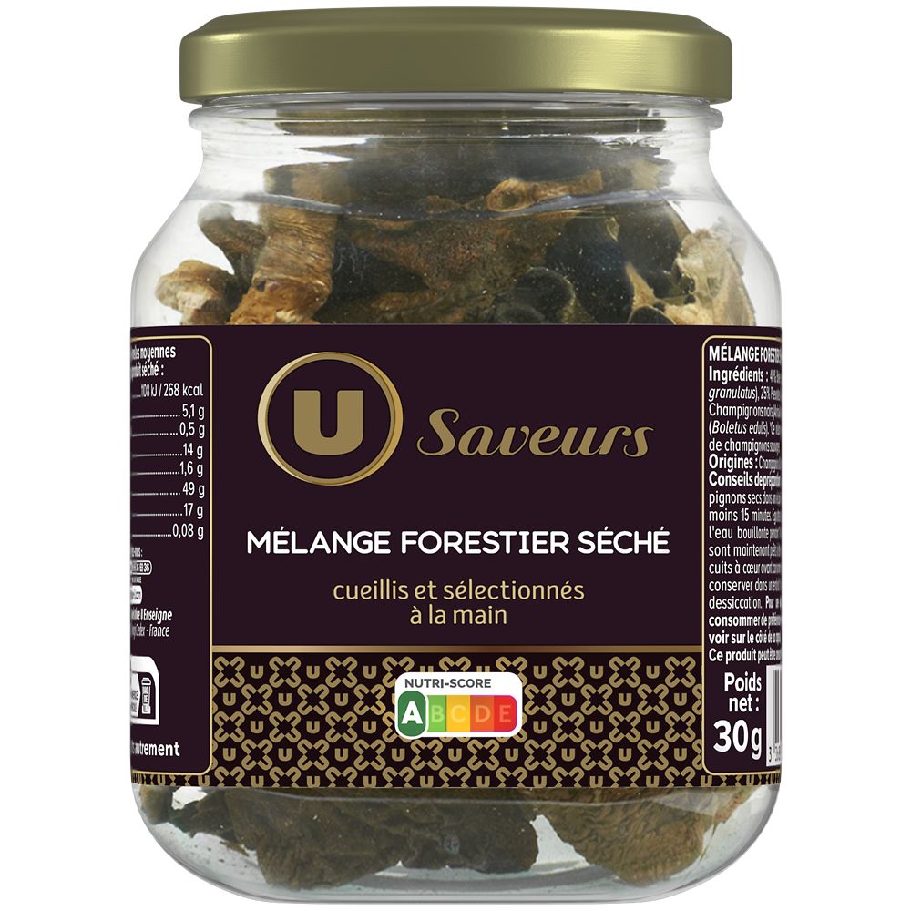 U SAVEURS Mélange forestier - pot 30g