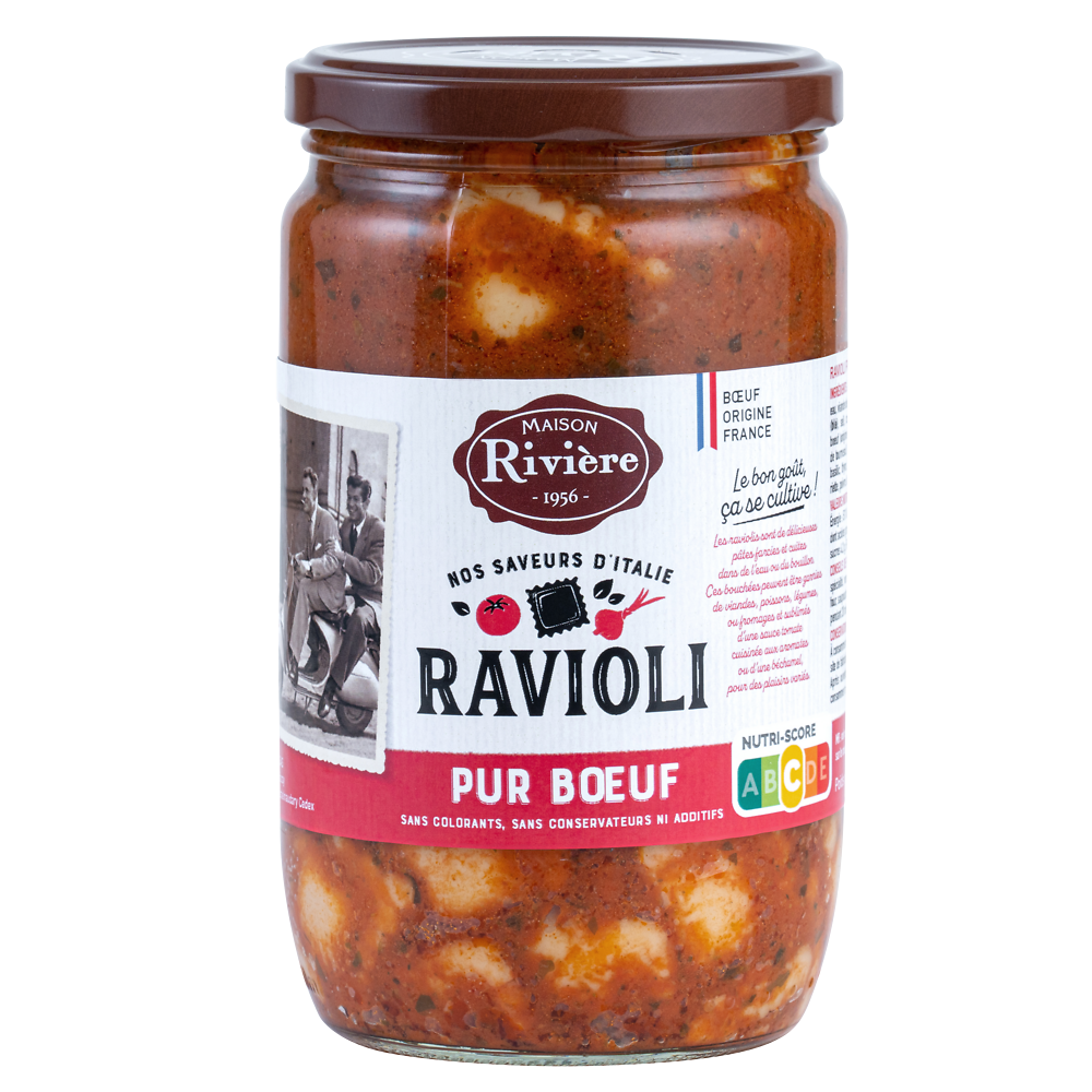 Ravioli pur boeuf MAISON RIVIERE 650G