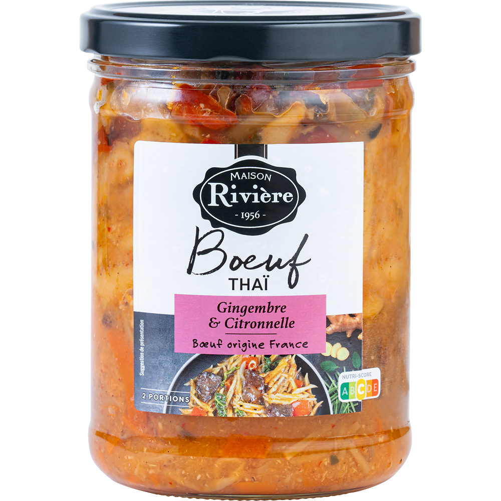 Boeuf thai MAISON RIVIERE - bocal 750G