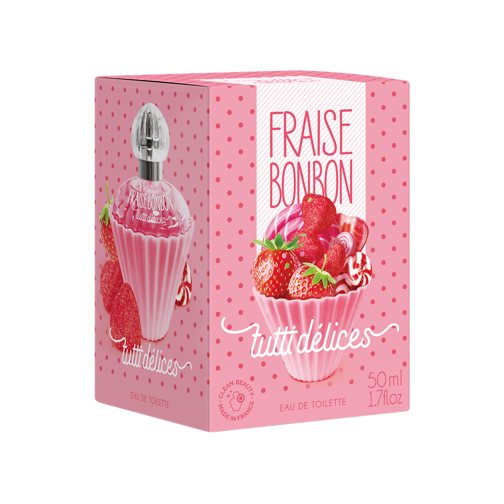 Eau de parfum fraise bonbon TUTTI DELICES vaporisateur 50ml