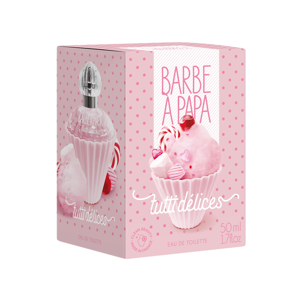 Eau de parfumt barbe à papa TUTTI DELICES vaporisateur 50ml