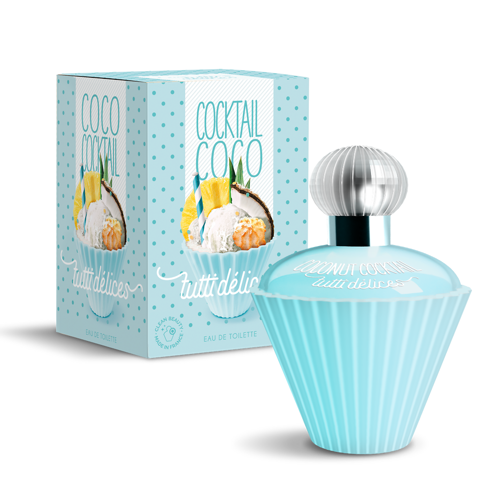 Eau de toilette clean coconut cocktail TUTTI DELICES 50ml