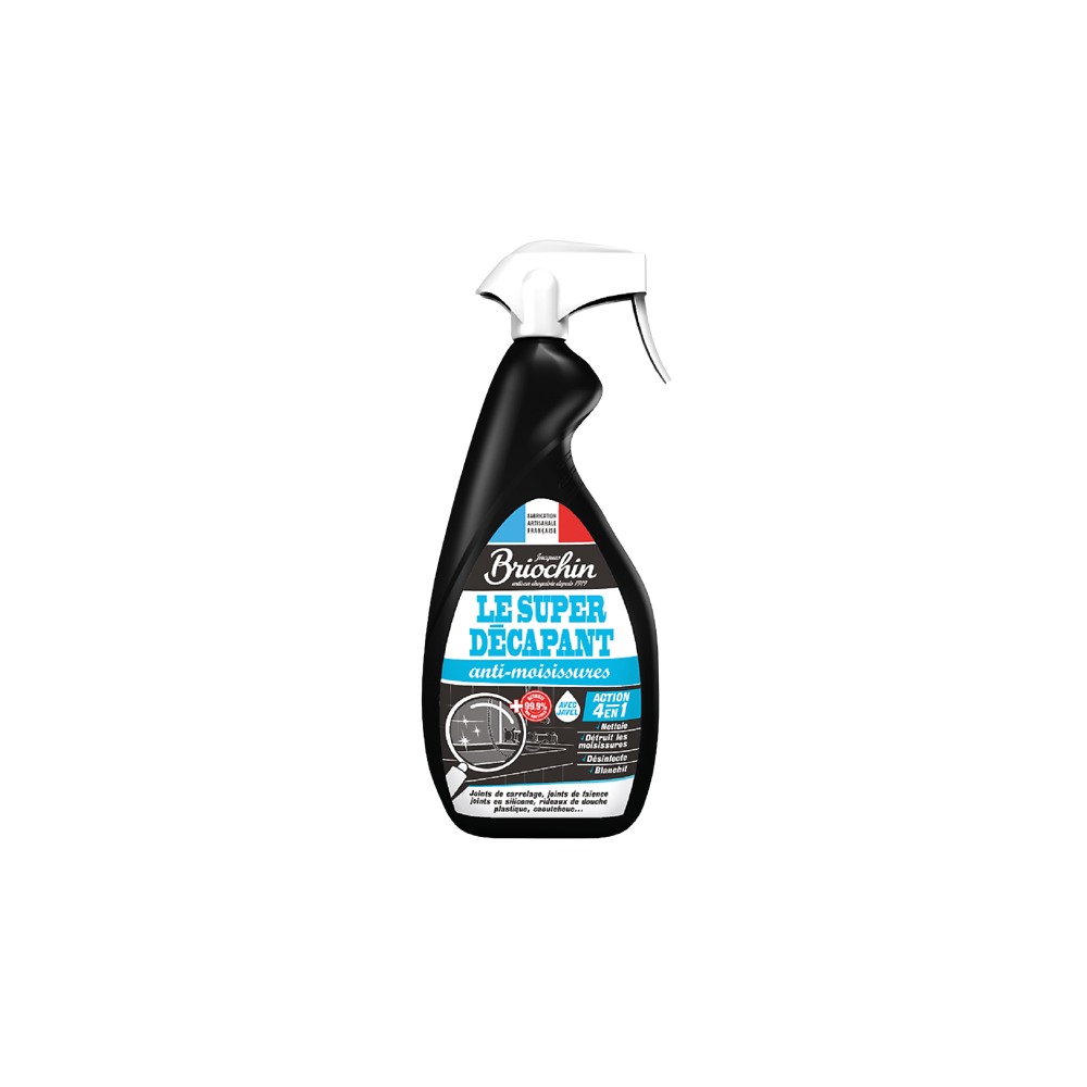 Super décapant anti moisissures action 4 en 1, BRIOCHIN, spray de 500ml