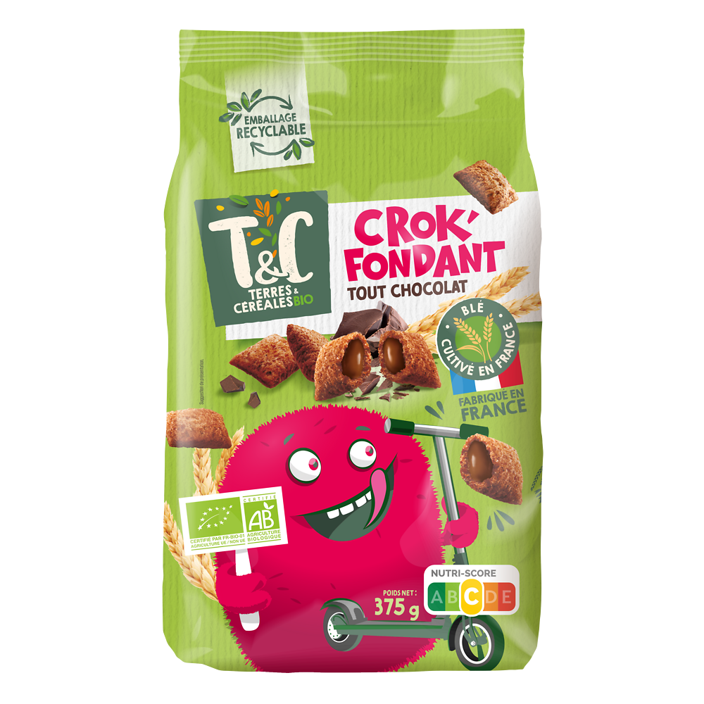 Céréales tout chocolat bio Crok'fondant TERRES ET CEREALES