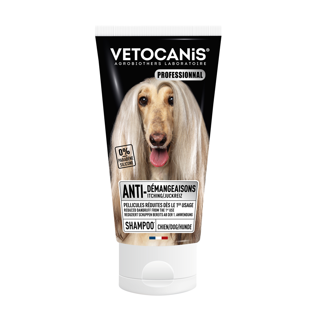 Shampoing chien anti démangeaison VETOCANIS, 300ml