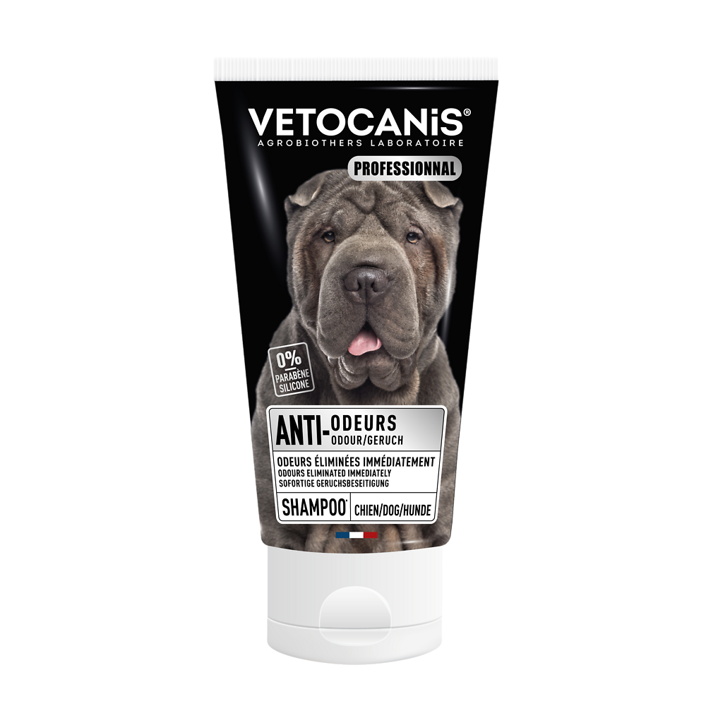 Shampoing chien anti odeur VETOCANIS, 300ml