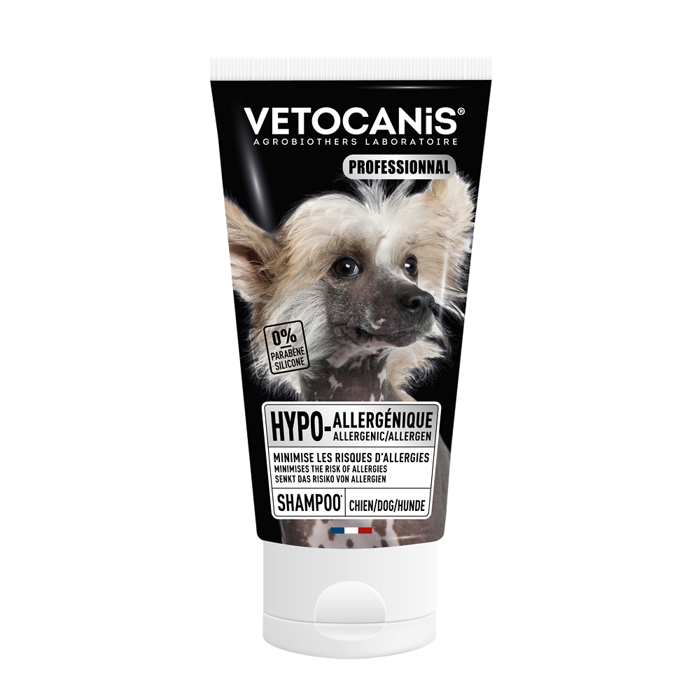 Shampoing chien hypoallergénique VETOCANIS, 300ml