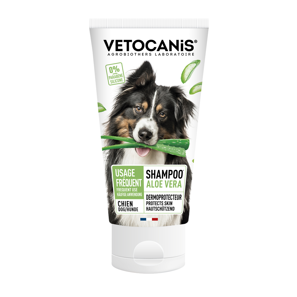 Shampoing chien usage fréquent VETOCANIS, 300ml