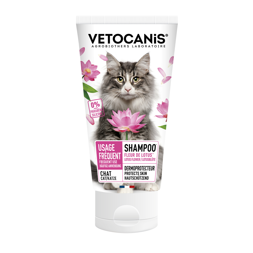 Shampoing chat usage régulier VETOCANIS, 300ml