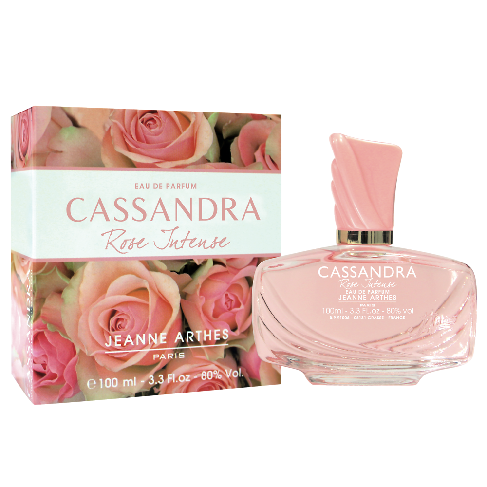 Eau de parfum cassandra rose intense, JEANNE ARTHES, 100ml