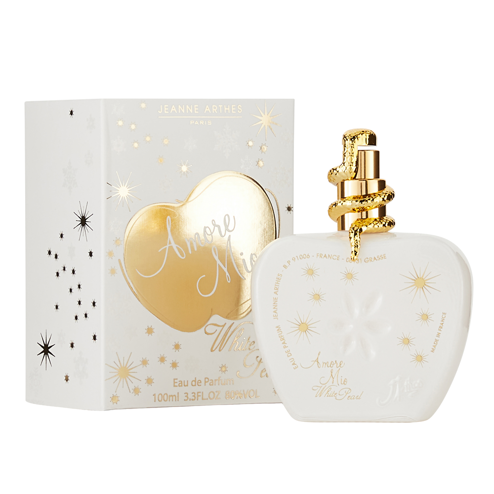 Eau de parfum femme new amore mio white pearl JEANNE ARTHES 100ml