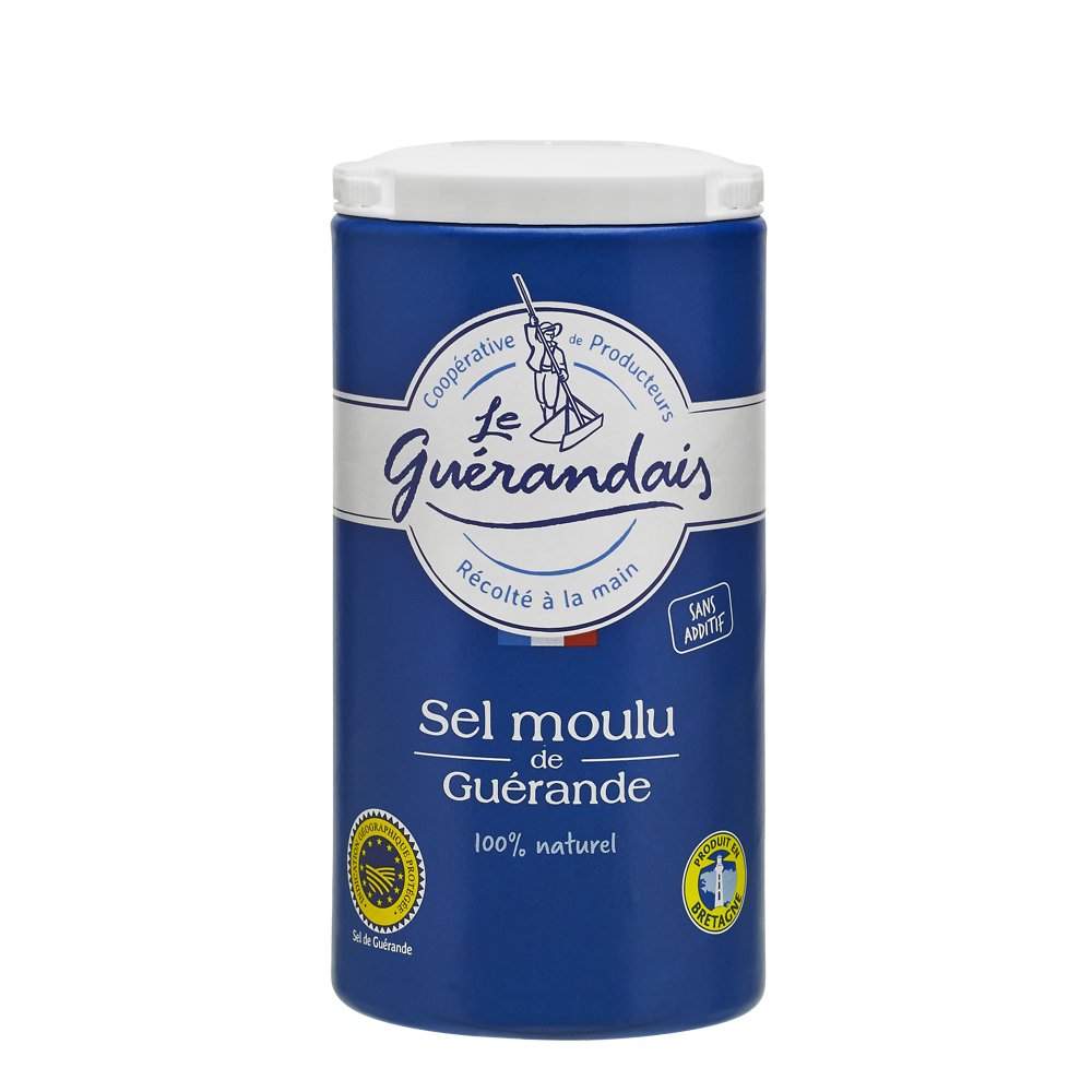 Sel moulu de tradition LE GUERANDAIS, boîte verseuse de 125g