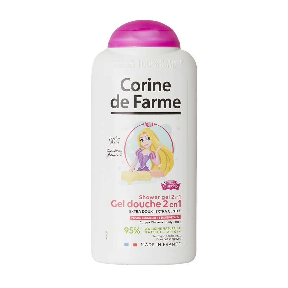 Gel douche cheveux et corps princesse CORINE DE FARME 300ml