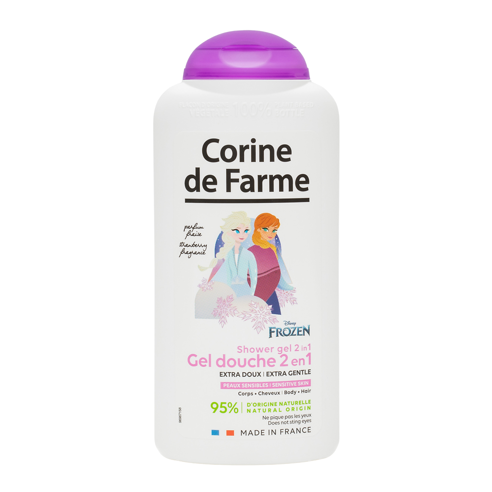 Gel douche cheveux et corps reine des neiges CORINE DE FARME 300ml