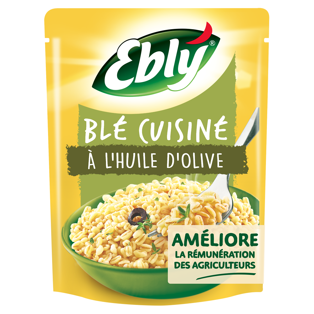 Blé Express 2mn nature à l'huile d'olive EBLY pochon 220g