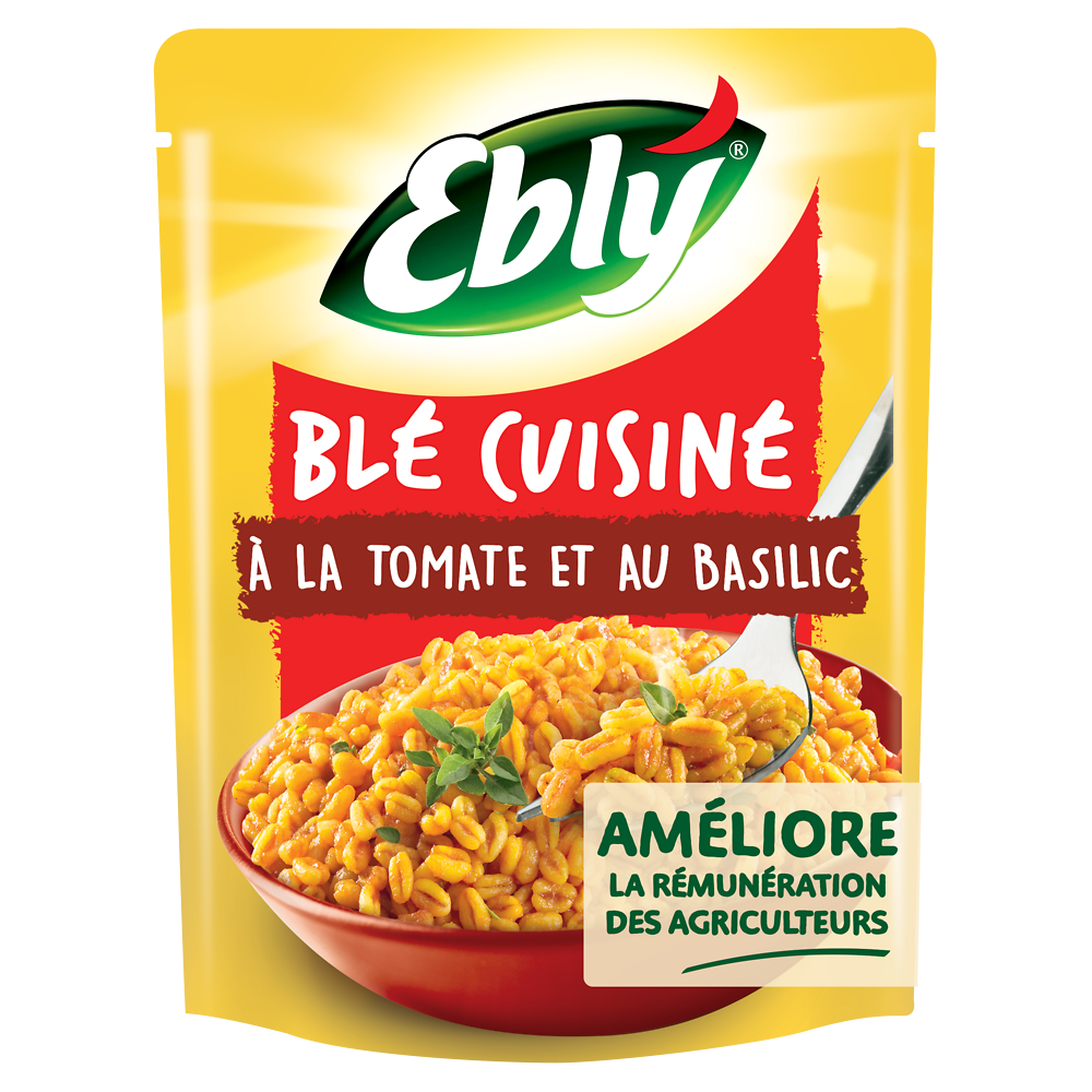 Blé Express 2mn tomate/basilic EBLY pochon 220g