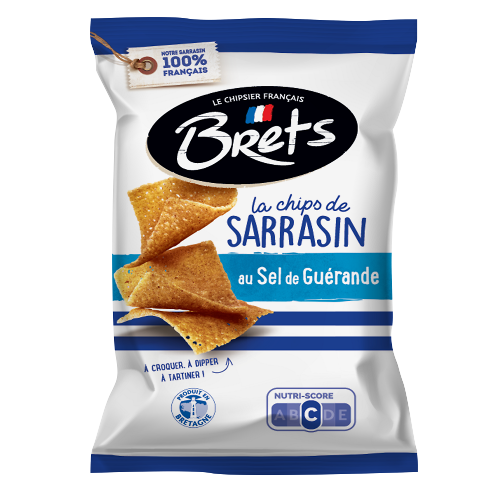 Chips de sarrasin nature BRET'S sachet 120g