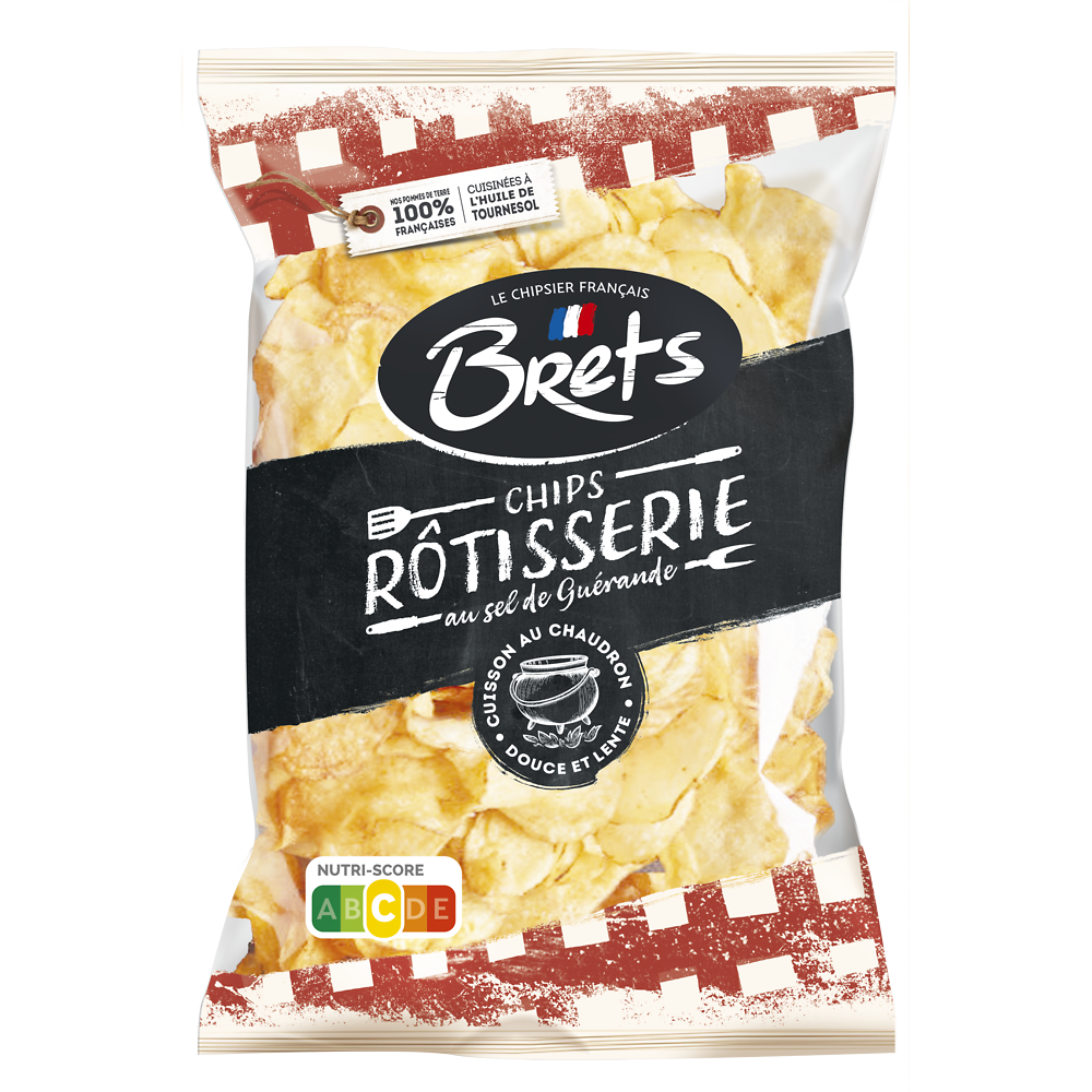 Chips nature Rôtisserie BRETS 120g