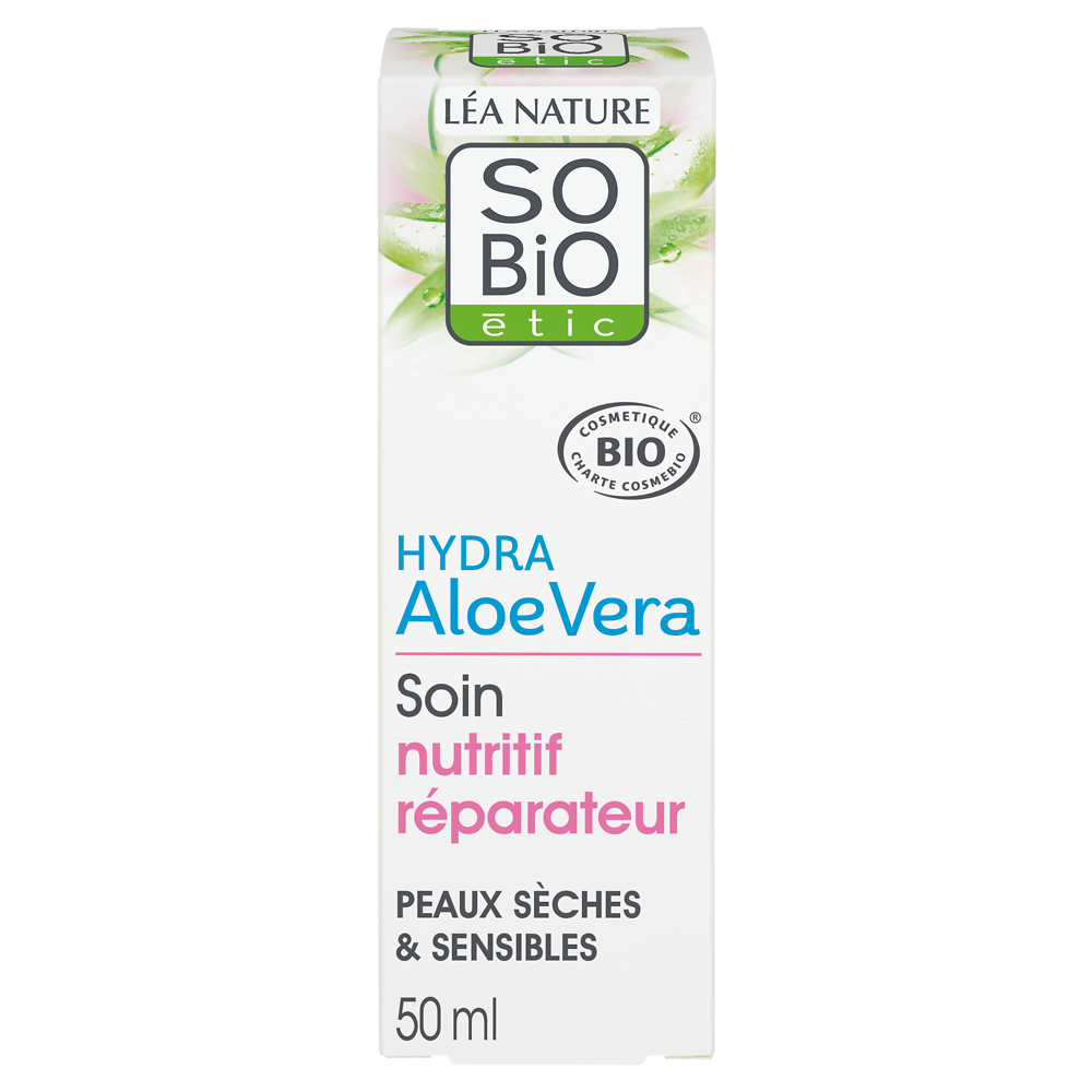 Soin nutritif aloé véra SO BIO, 50ml