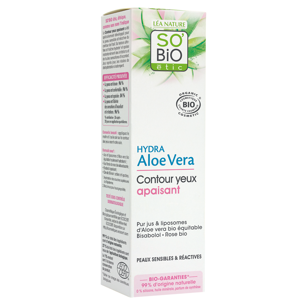 Contour des yeux Hydra Aloe Vera SO'BIO ETIC 15ml