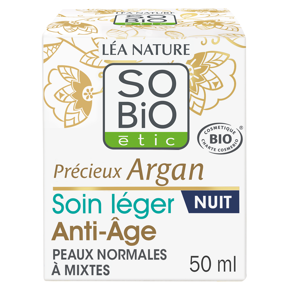 Soin léger anti-âge nuit SO BIO 50ML