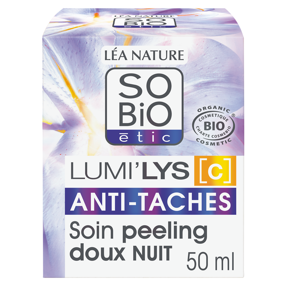 Soin nuit Peeling Anti-Tâches Lumi'Lys Coe SO BIO ETIC 50ml