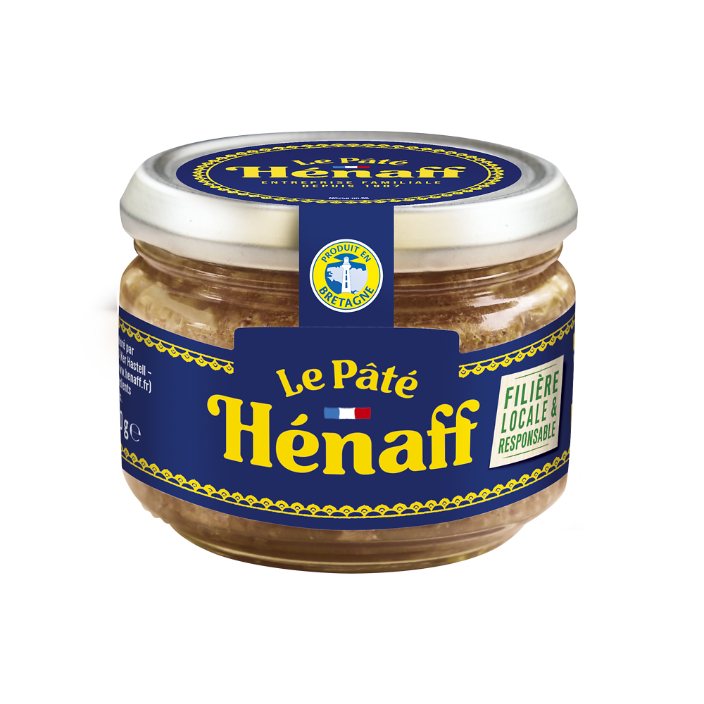 Pâté de porc HENAFF, boîte de 80g