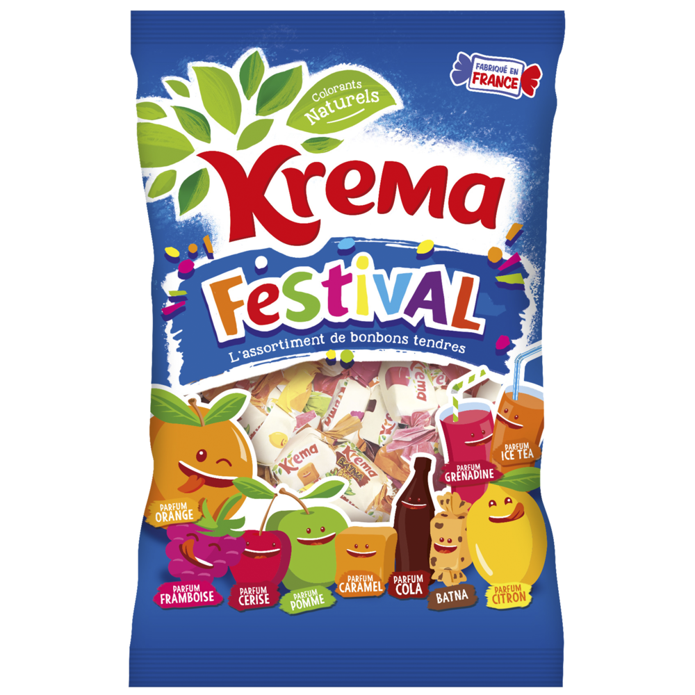 Bonbons Festival Assortiment KREMA - Sachet de 360g