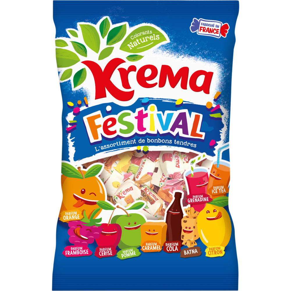 Bonbons Festival Assortiment KREMA - Sachet de 590g