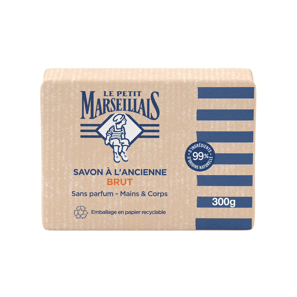 Savon solide non parfumé LE PETIT MARSEILLAIS 300g