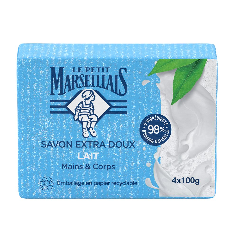 Savon solide au lait LE PETIT MARSEILLAIS 200g