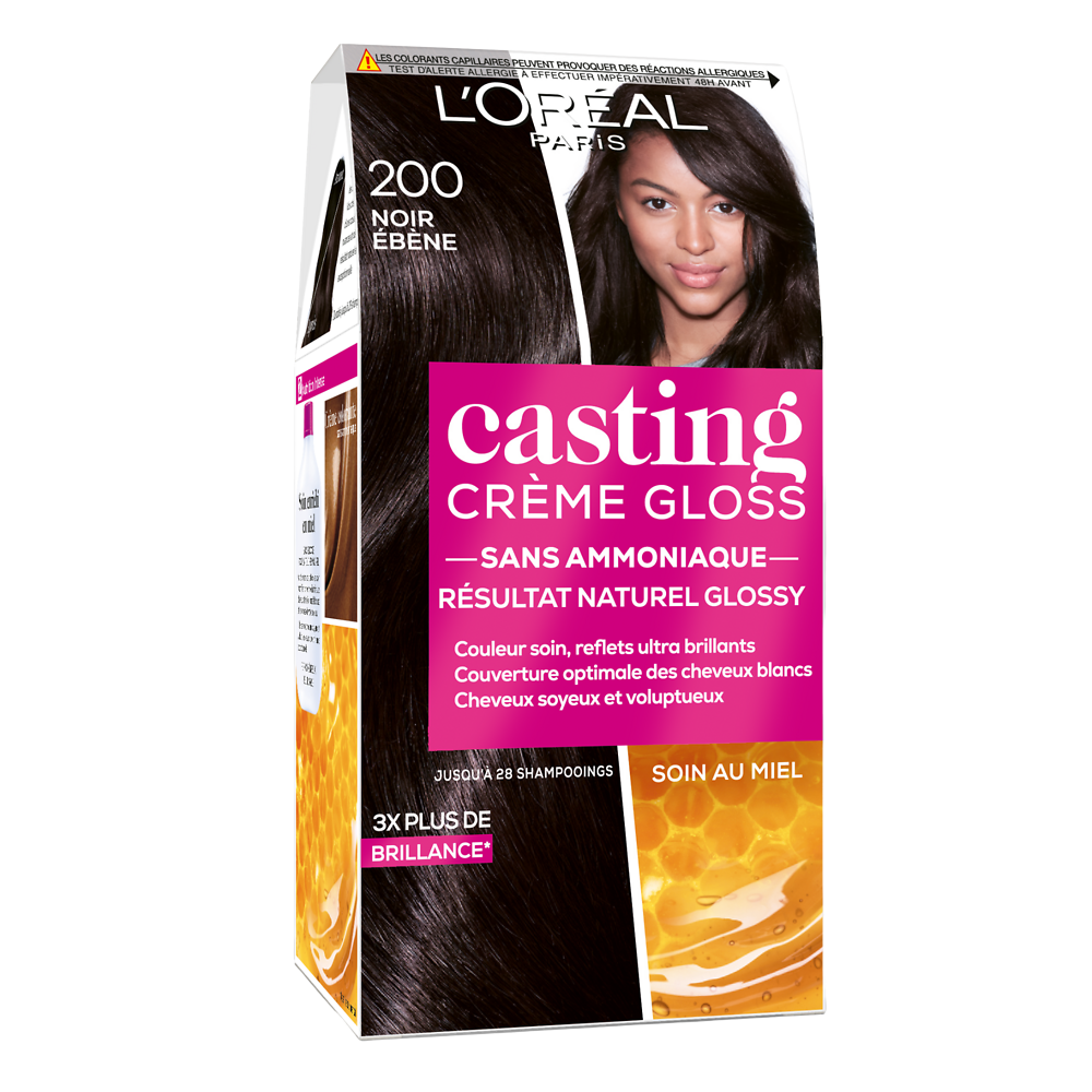 Coloration Crème Gloss CASTING noir ébène n°200