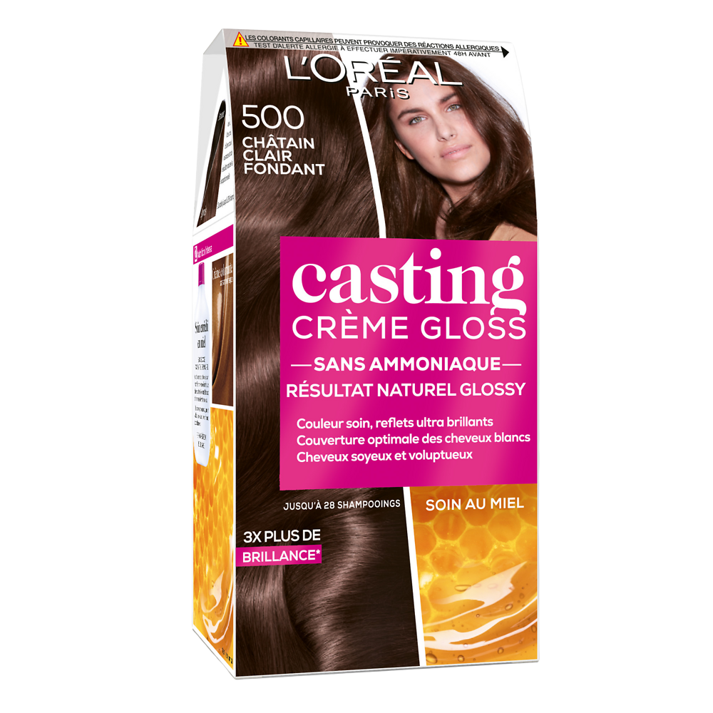 Coloration ton sur ton CASTING Crème Gloss, châtain clair, n°500