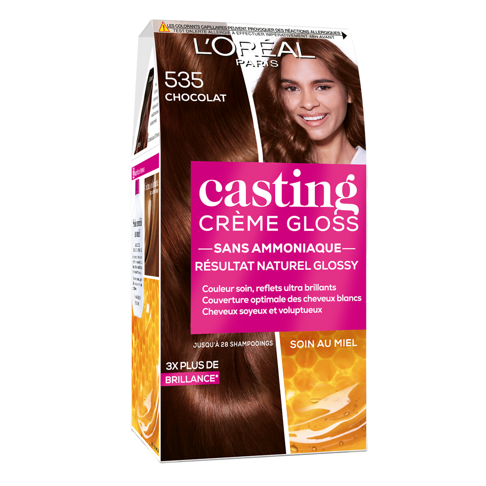 Coloration crème ton sur ton CASTING Crème Gloss, chocolat, n°535