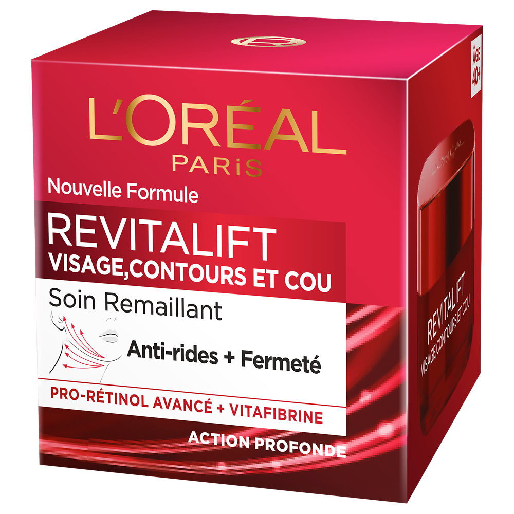 Revitalift - Crème Visage, Contour et Cou Anti-Âge Remaillant L'OREALPARIS Pot 50ml