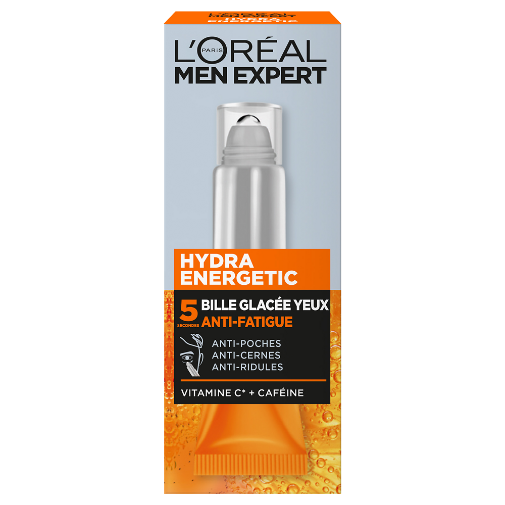 Soin homme Yeux Anti-fatigue Bille Glacée L'OREAL MEN EXPERT HYDRA ENERGETIC10mL