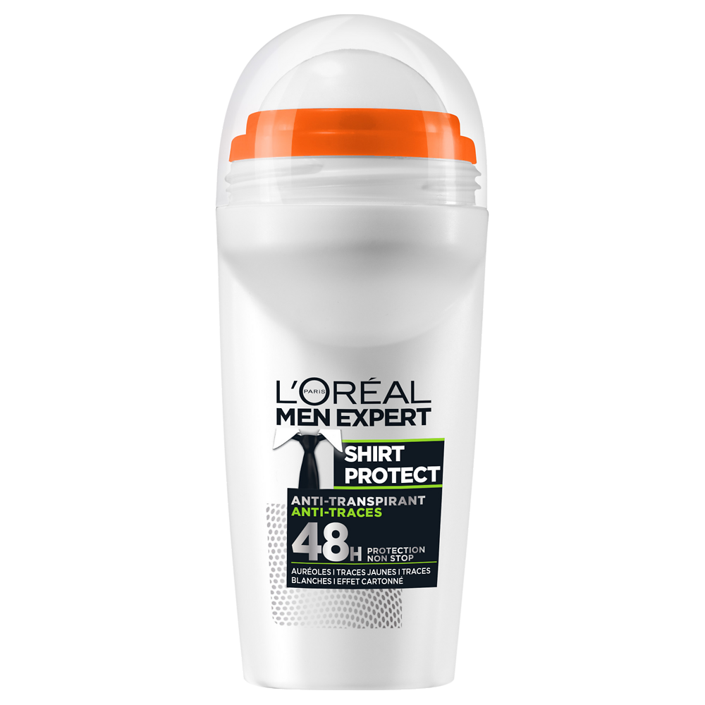 Déodorant Homme anti-transpirant SHIRT PROTECT MEN EXPERT L'OREAL - Bille 50ml