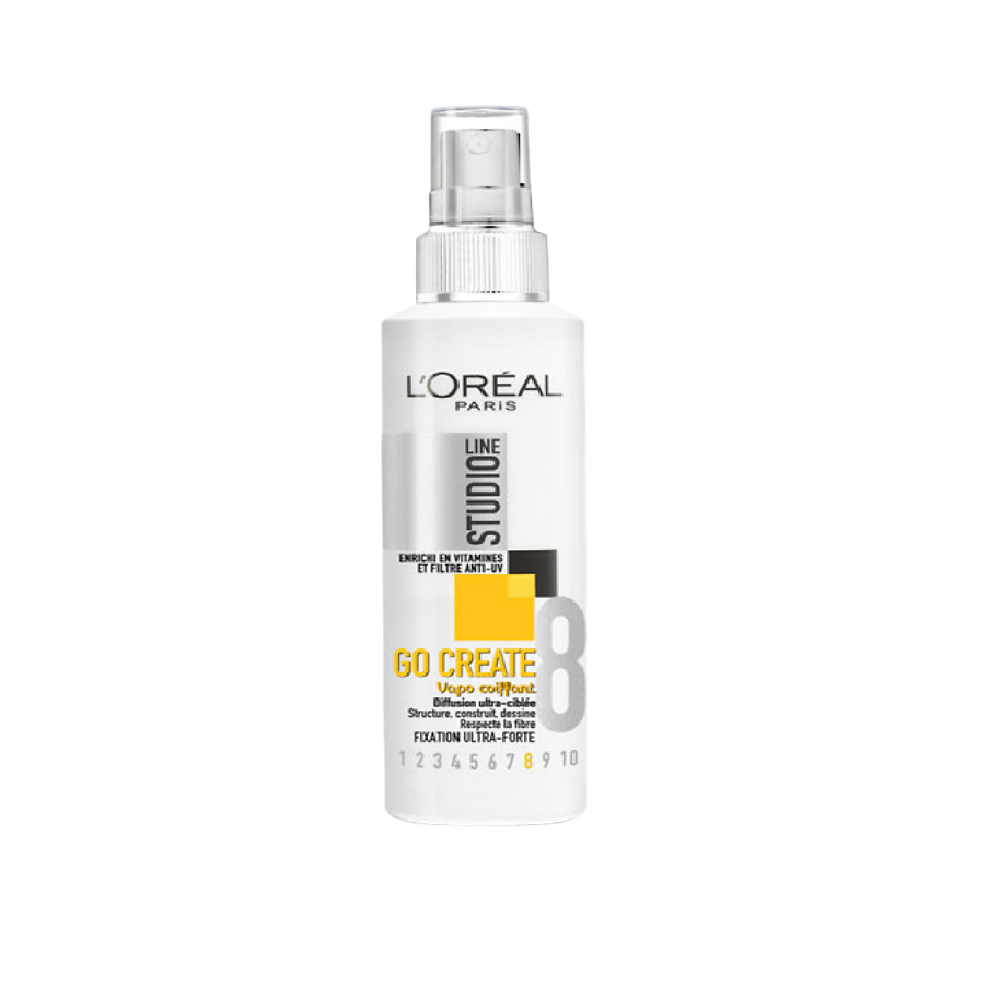 Spray coiffant ultra fixant Go Create STUDIO LINE, vaporisateur de 150ml